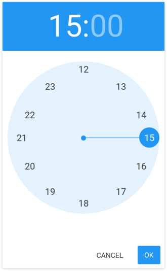 Date Picker Clock